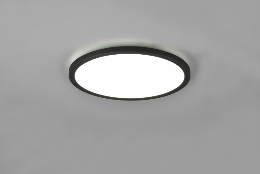Plafon AUREO z pilotem okrągły czarno-biały LED 1x18W 29cm 2200lm IP20 RL