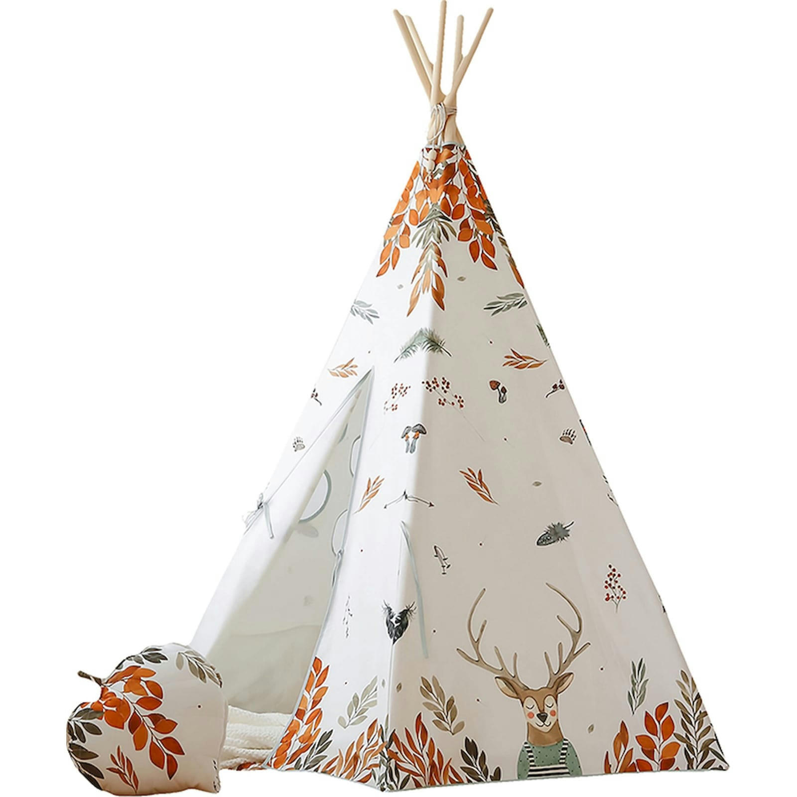 FOREST FRIENDS - Tipi enfant Coton Blanc
