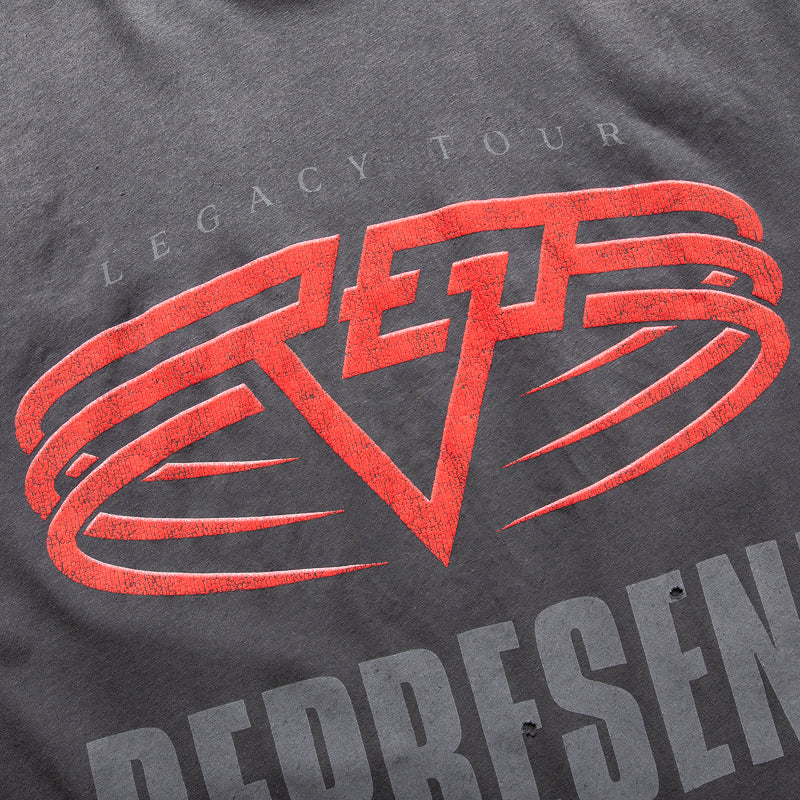 Represent Reversible Living Legacy Tour Tee - Sun Fade Grey