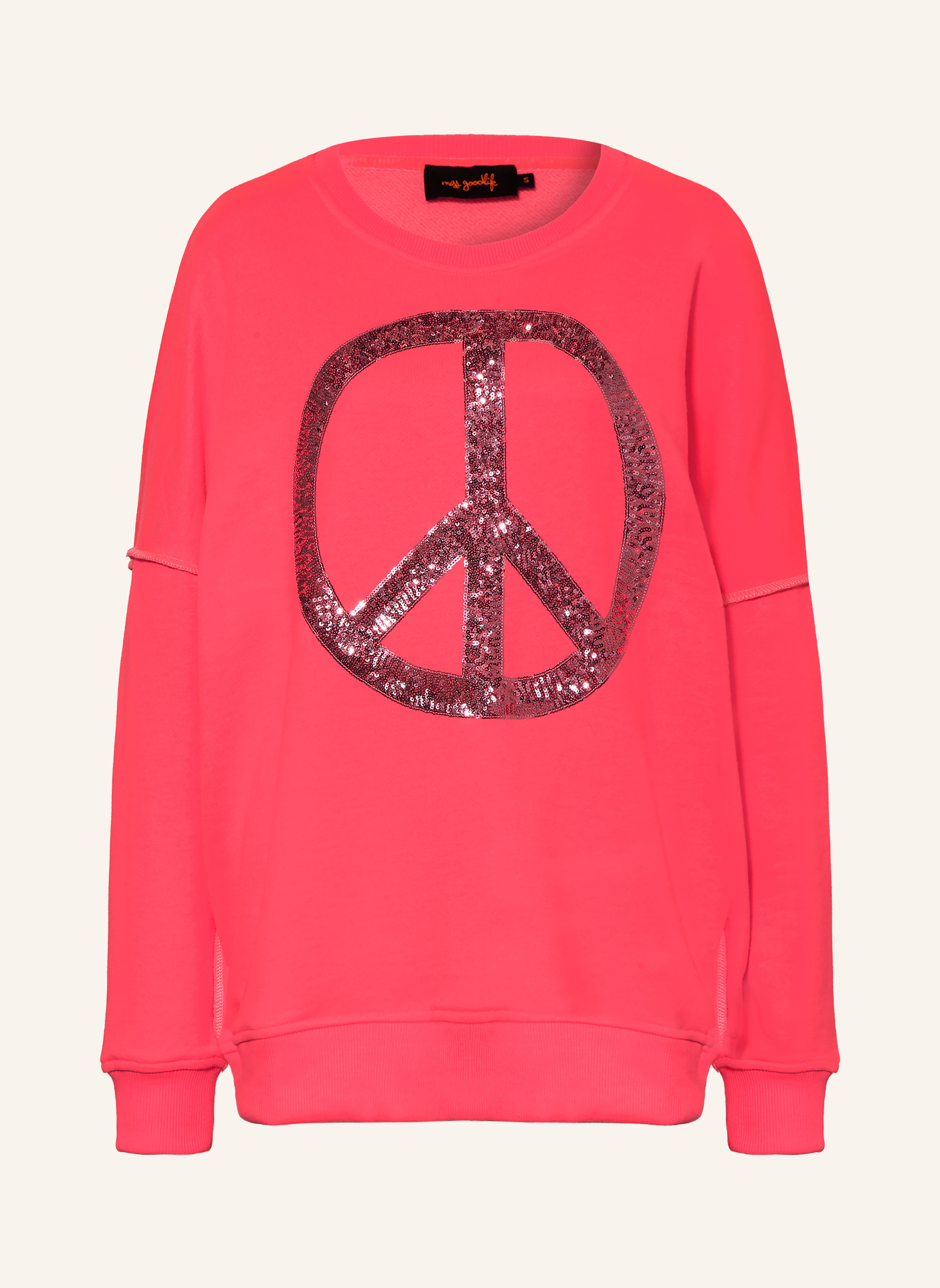 miss goodlife Oversized-Sweatshirt mit Pailletten