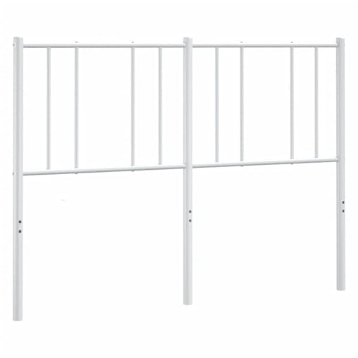 NNEVL Metal Headboard White 152 cm