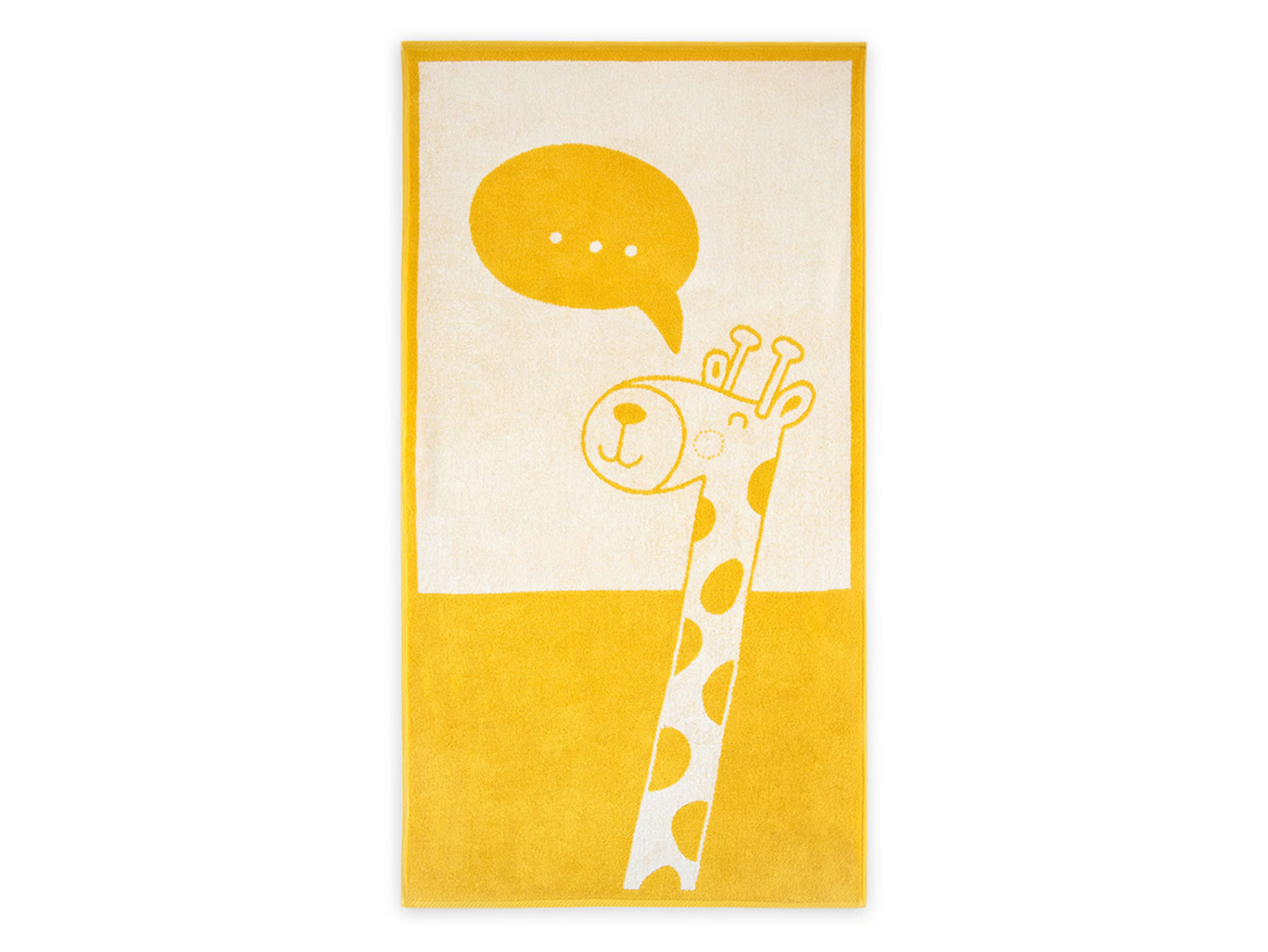 Ręcznik kąpielowy Żyrafa 70x130 cm szary
