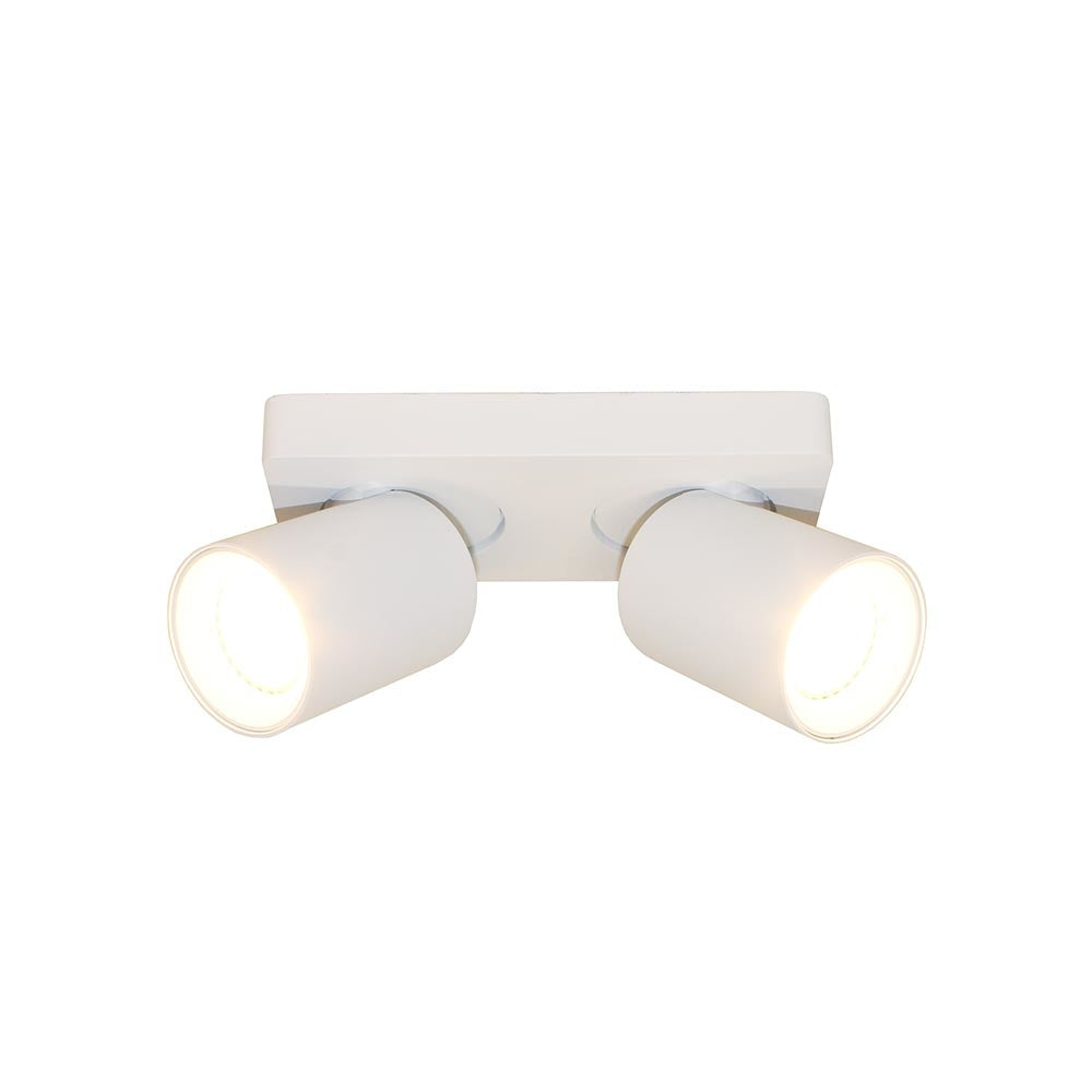 Artdelight spot Megano - 2 lichts - 20 x 11.5  cm - wit