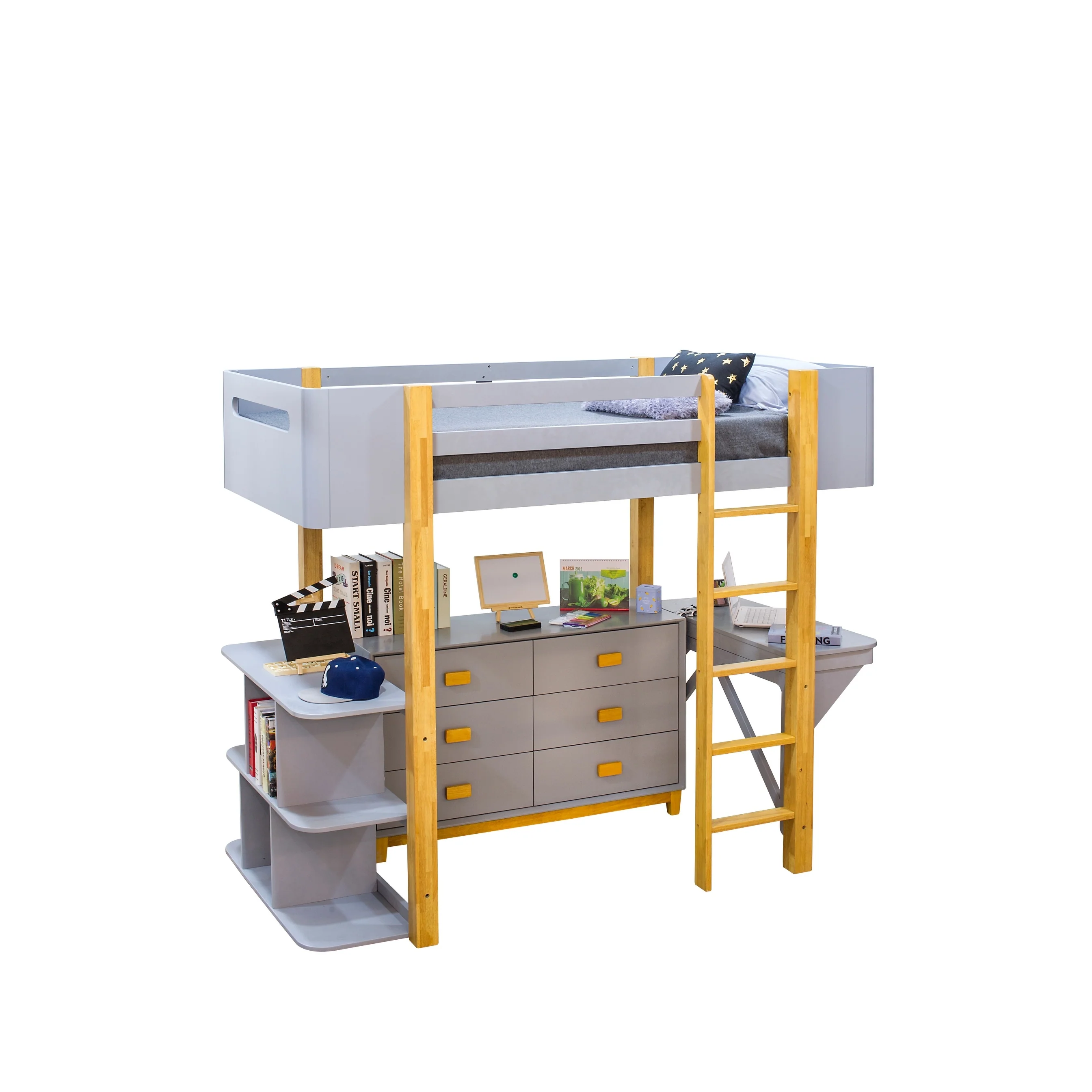 ACME Saiyan Dresser in Gray and Natural