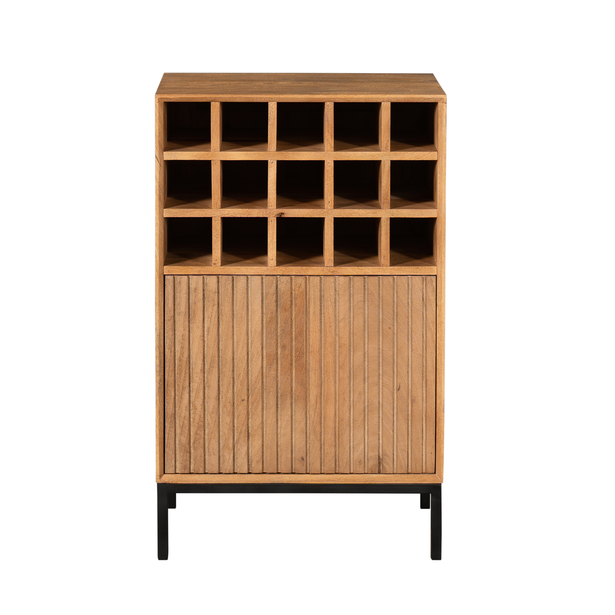 Starfurn wijnkast Madison - bruin - 35x55x90cm