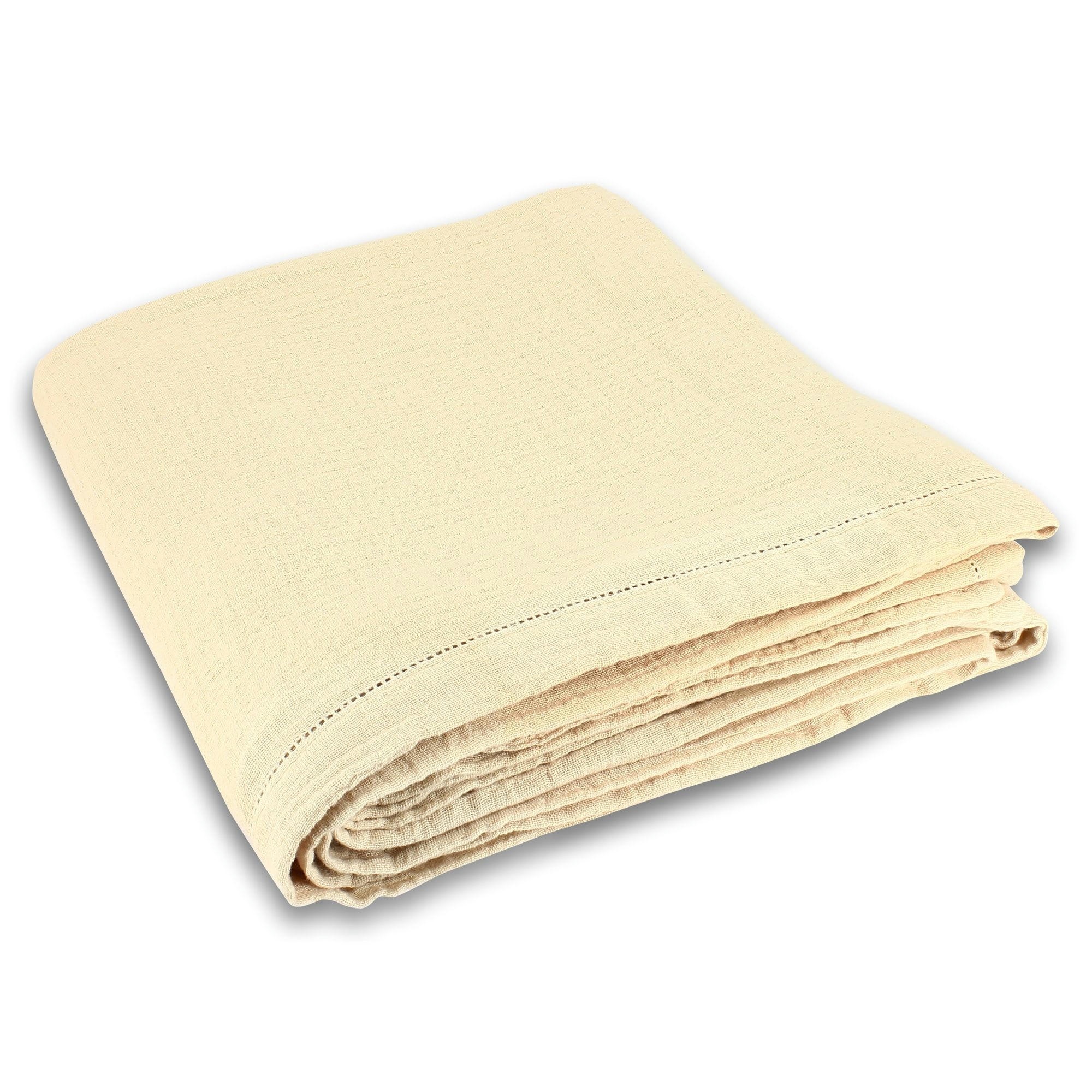 ORIGIN - Nappe en coton beige 170x300cm