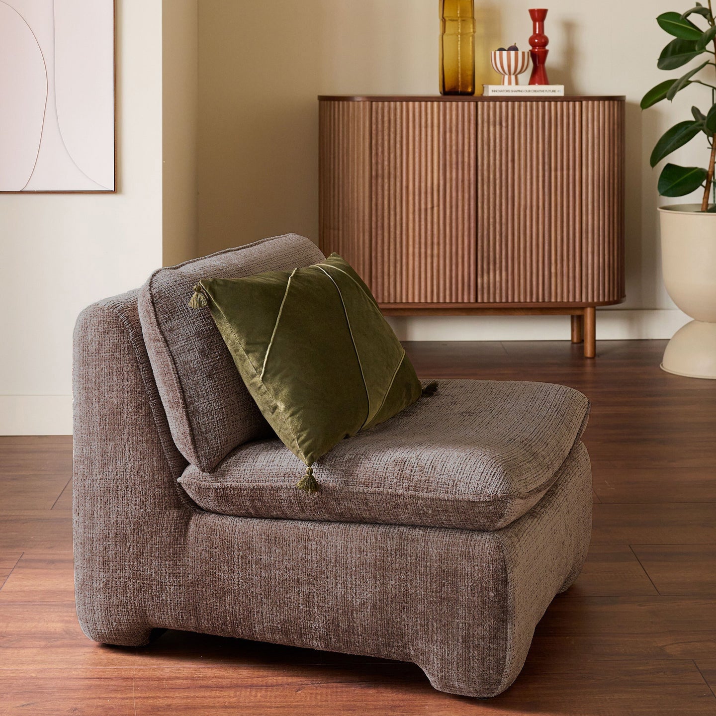 by fonQ Pombo Fauteuil - Dusty Brown