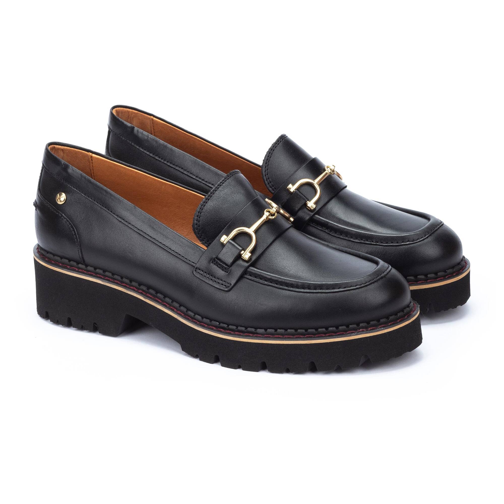 VICAR - Mocasín de suela track para mujer