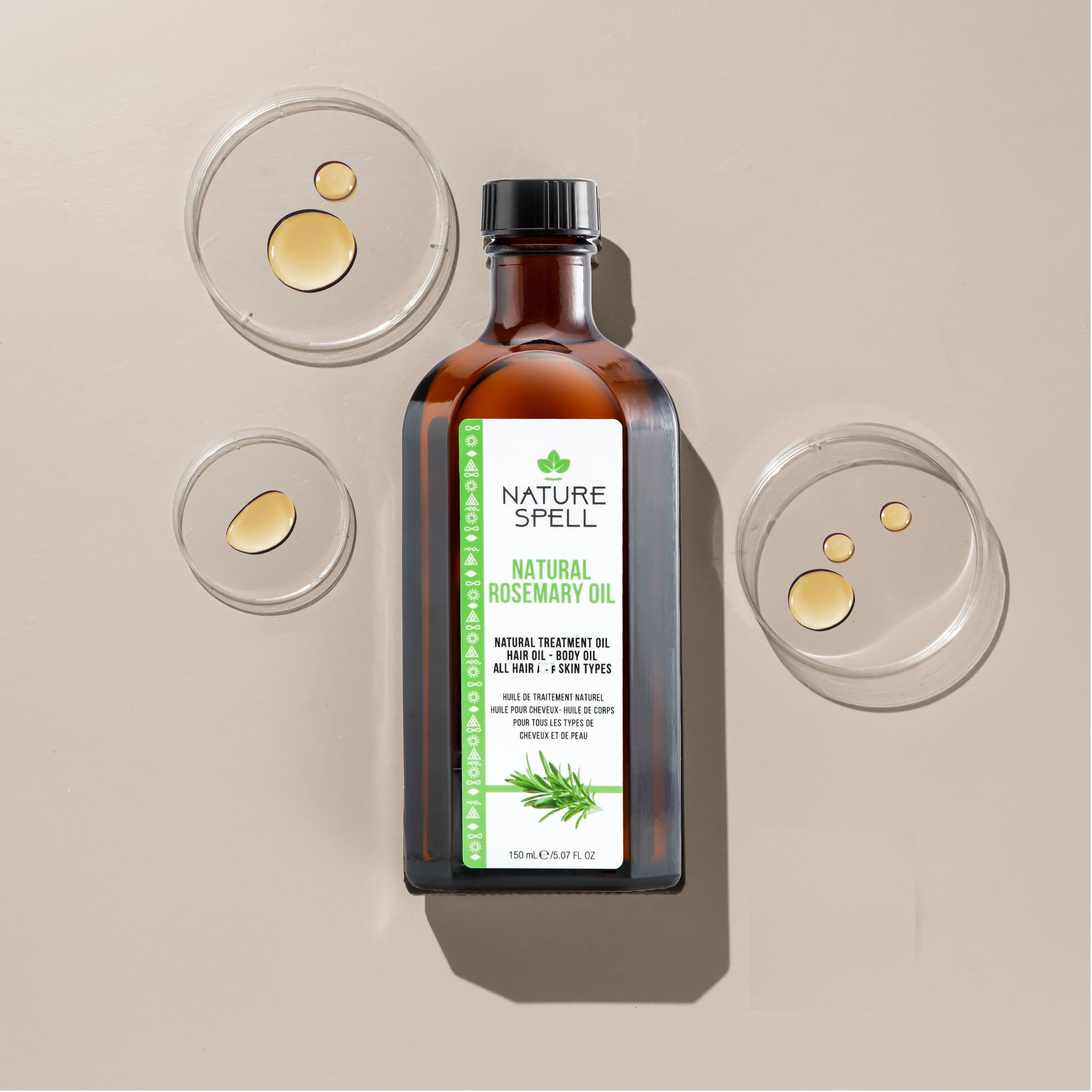 Nature Spell Rosemary Oil with Hair Growth Shampoo & Conditioner Set