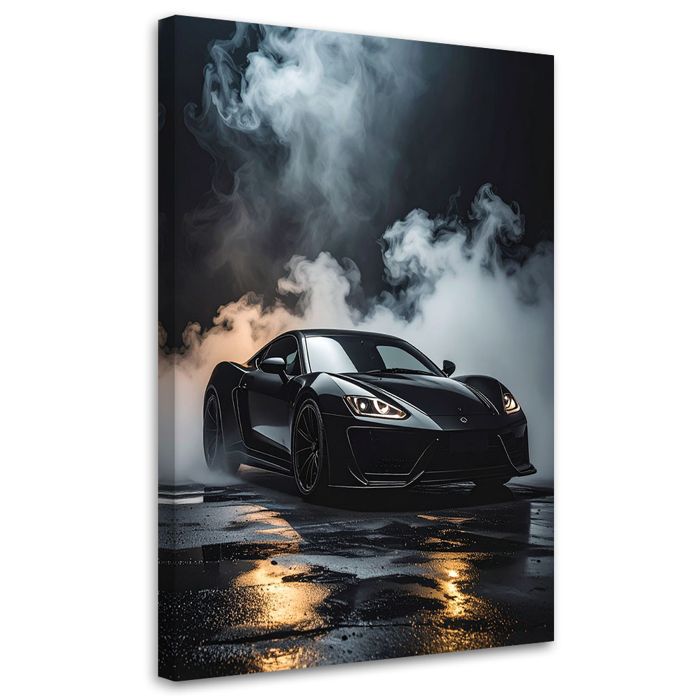 Obraz do salonu biura pokoju nastolatka, Auto samochód sportowy 20x30