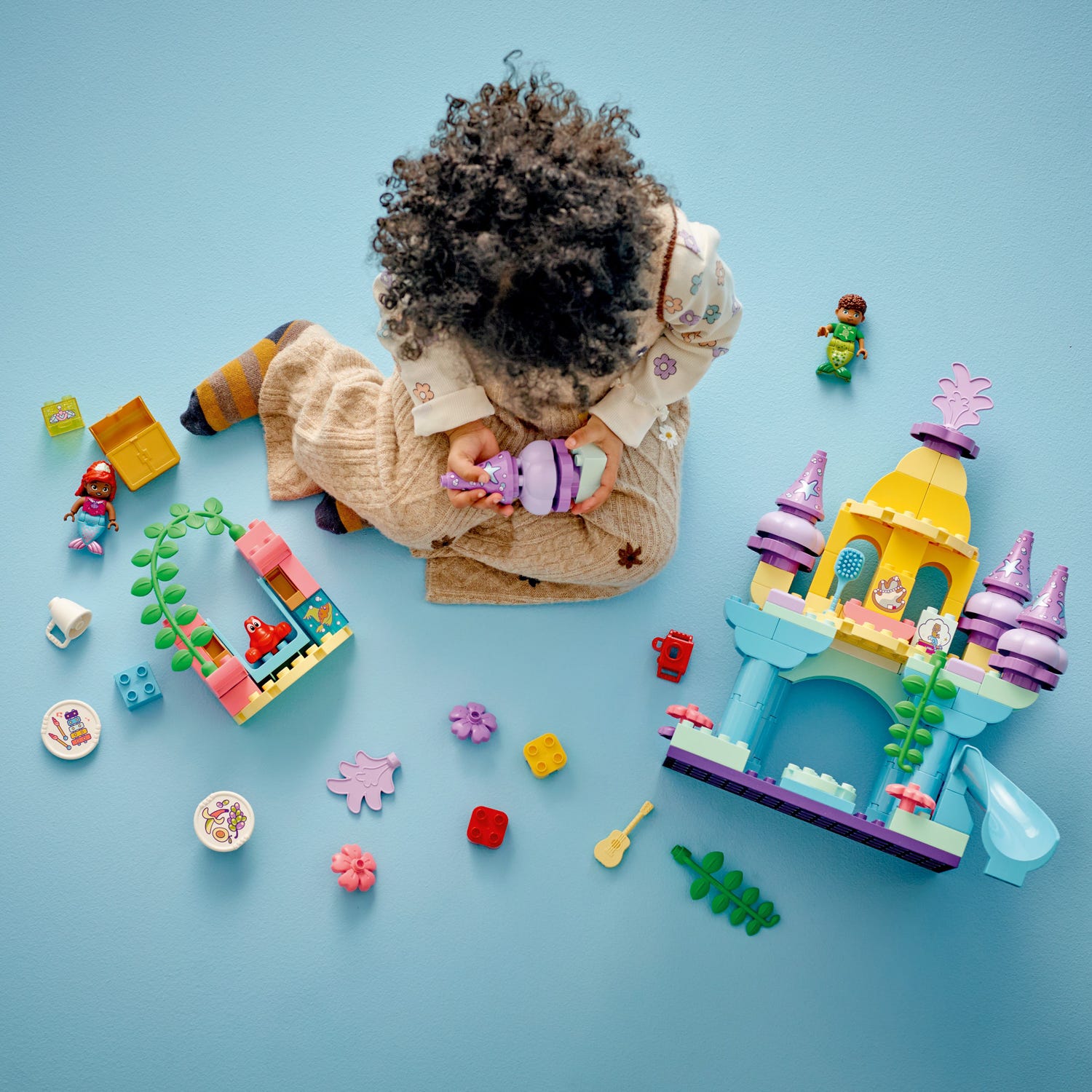 Il magico palazzo sottomarino di Ariel Lego Duplo