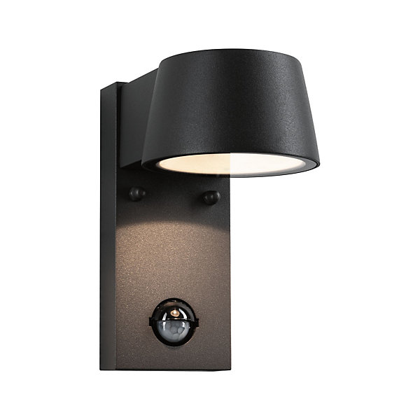 Applique d'extérieur LED Capea Détecteur de mouvement crépusculaire (IR) IP44 96x165mm 3000K 6W 500lm 230V 98 Anthracite Aluminium