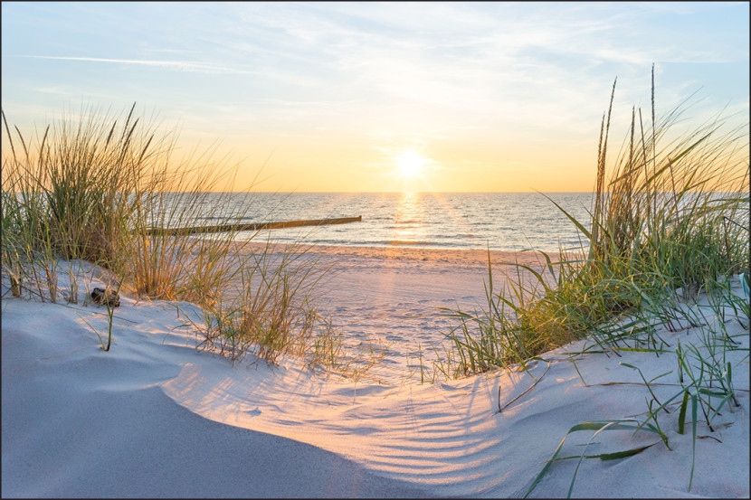 Fototapeta Plaża Morze Krajobraz 3D 90x60cm
