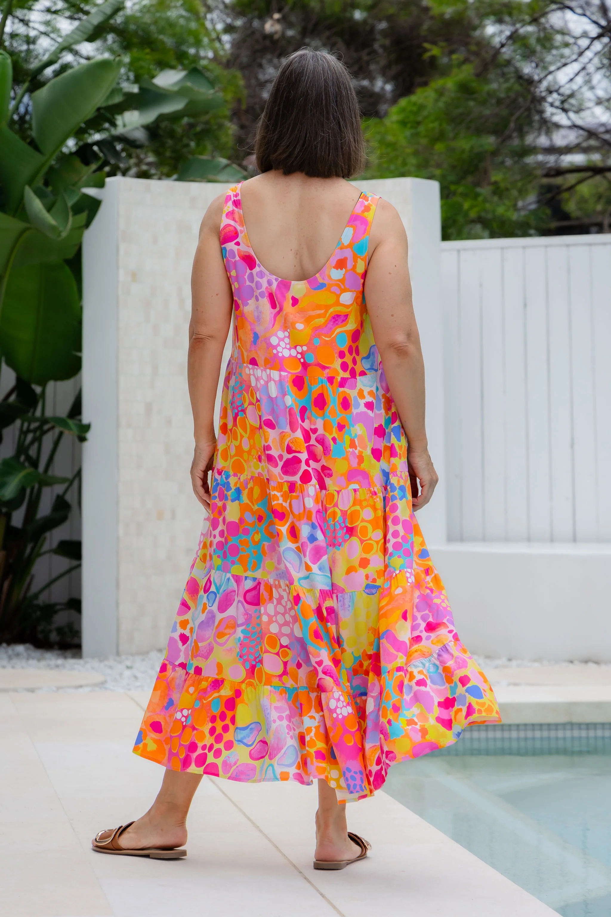 Ronnie Dress in Tequila Sunrise by Kasey Rainbow