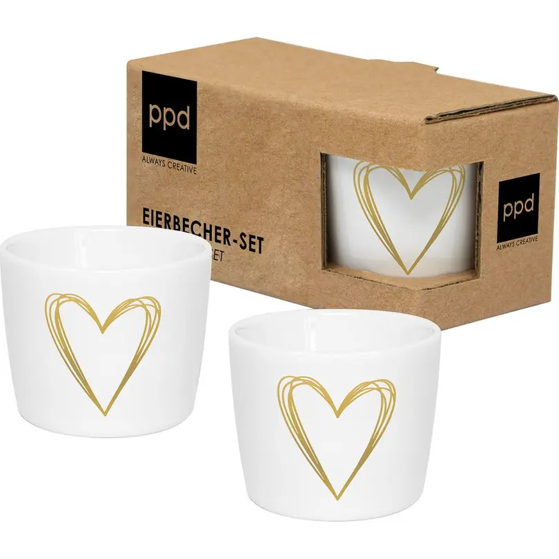 Eierbecher 2er-Set Pure Heart
