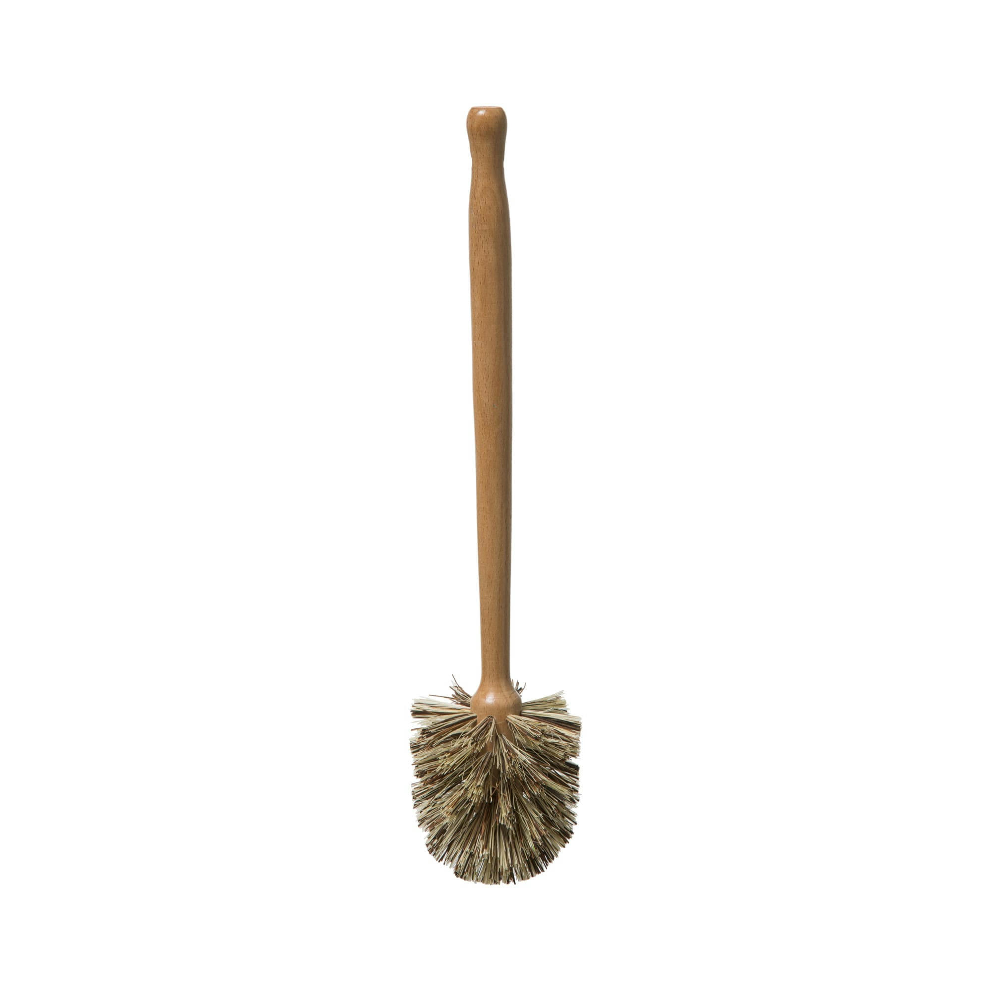 - Brosse WC de rechange en bois - 8x8x36.5cm