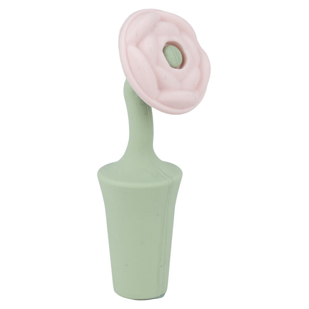 Bouchon silicone x3 forme fleur Ø2,5xH6cm