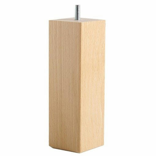 Lot de 4 pieds sommier carrés