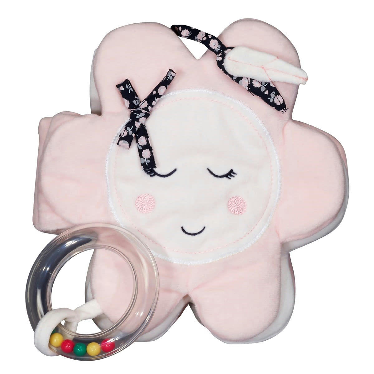 MISS FLEUR DE LUNE - Livre D'Eveil en polyester Rose