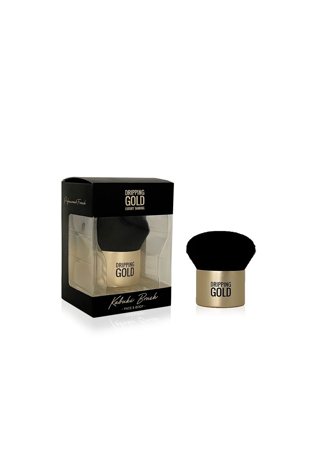 Dripping Gold Kabuki Brush