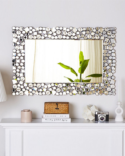 Miroir MERNEL 60 cm 90 cm Argenté
