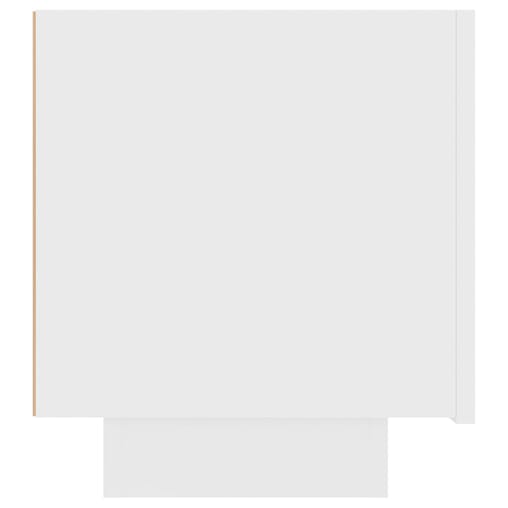NNEVL Bedside Cabinet White 100x35x40 cm Engineered Wood