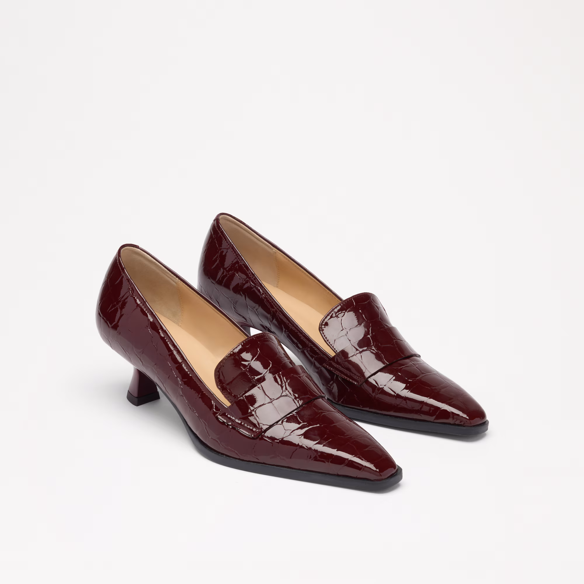 TotterSnipped Toe Heeled Loafer