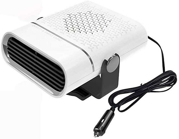 Chauffage de Voiture 2 en 1 12V 120W blanc