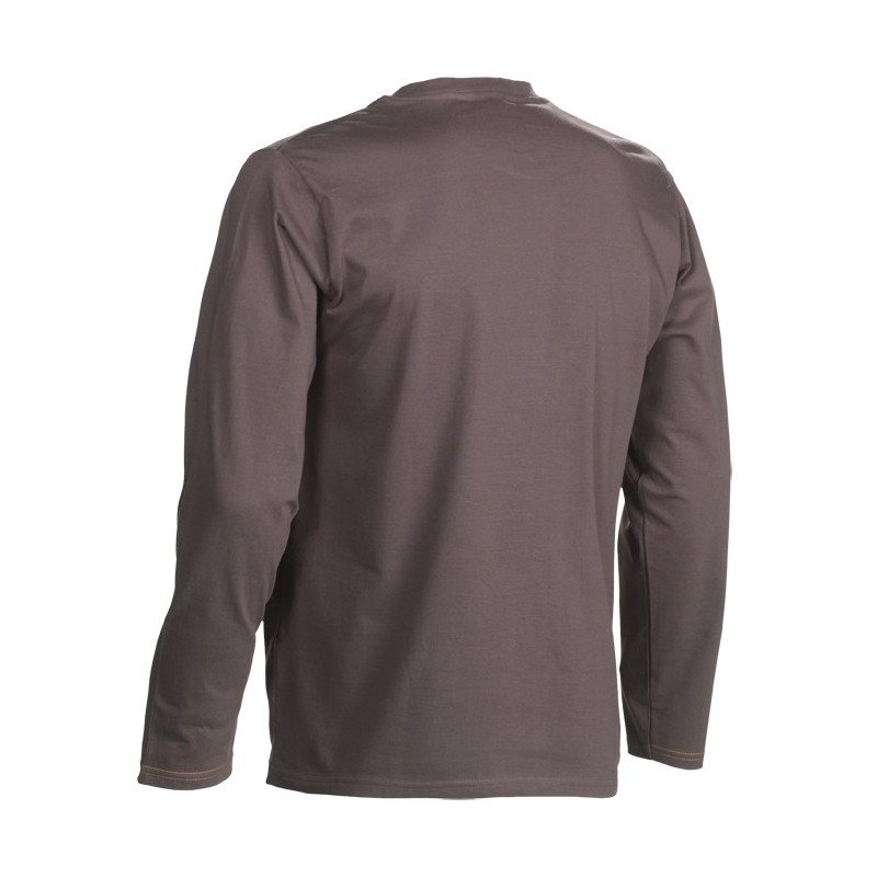 T-shirt à manches longues Noet gris S HEROCK