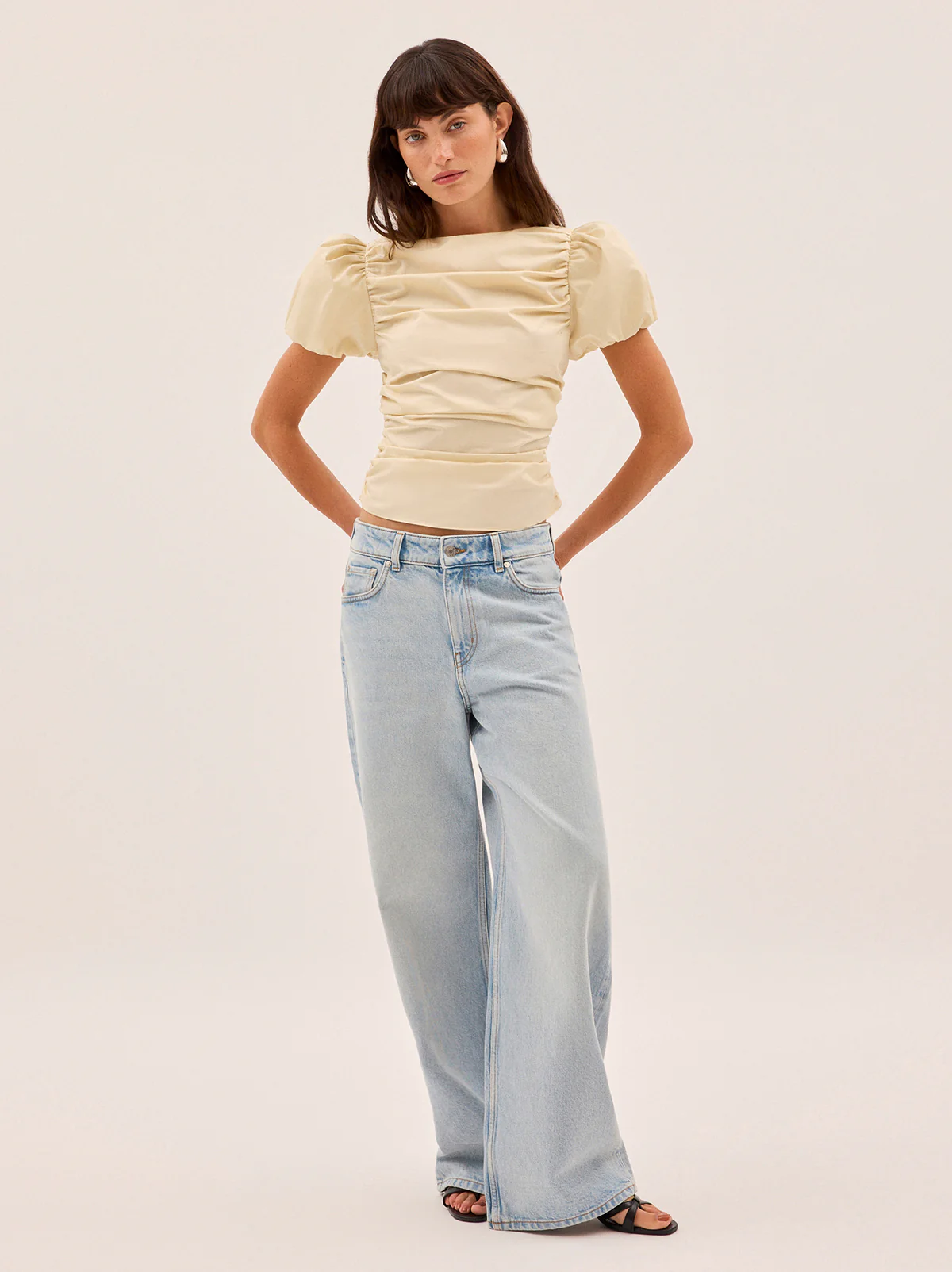 Nyla Vanilla Cotton Top