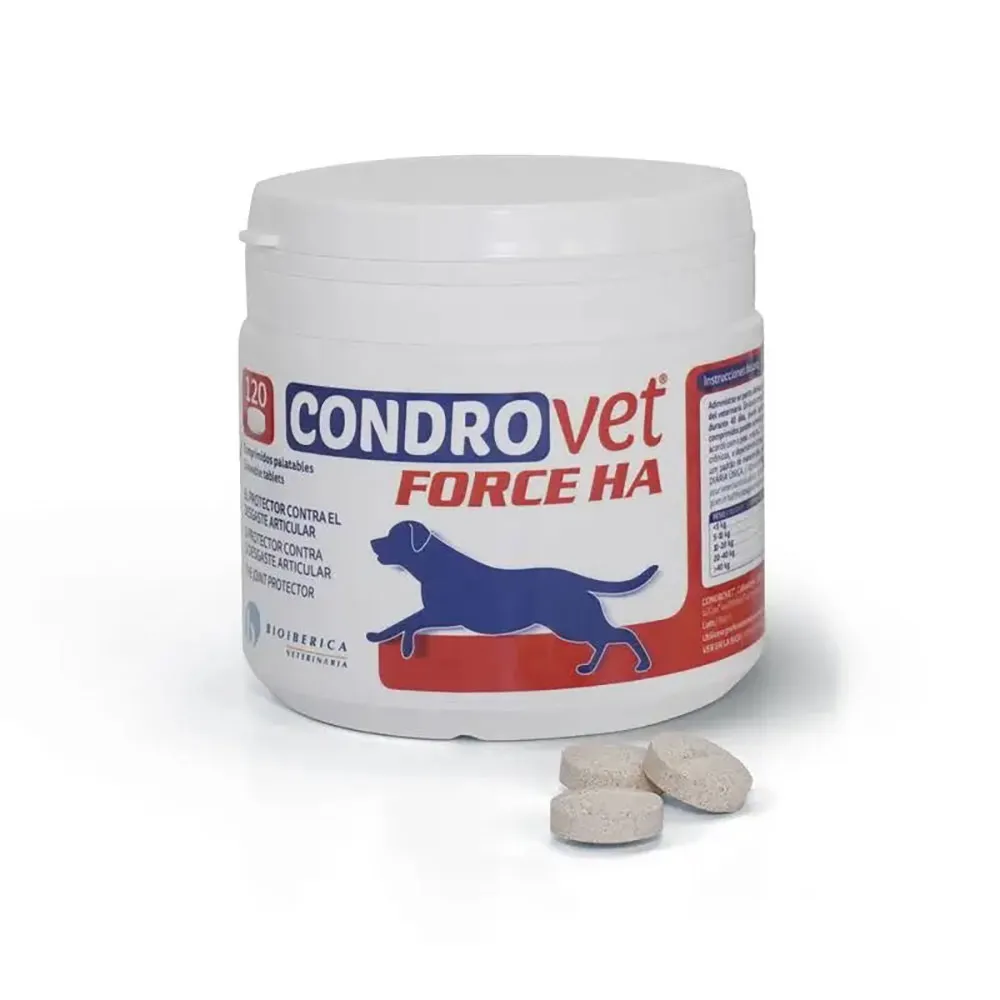 Bioiberica Condrovet Force HA dog supplement 120 units