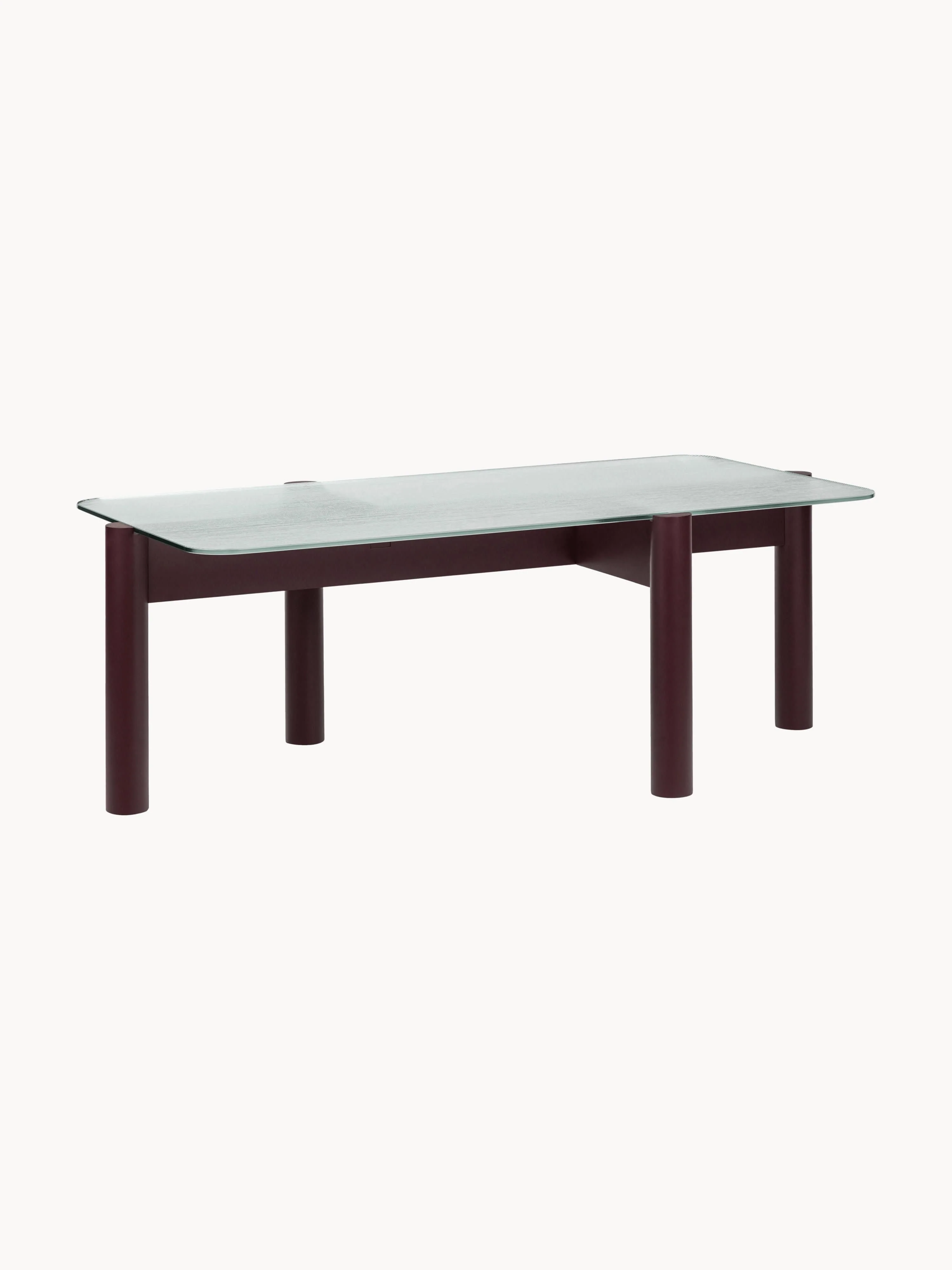 Couchtisch Kob mit Glasplatte