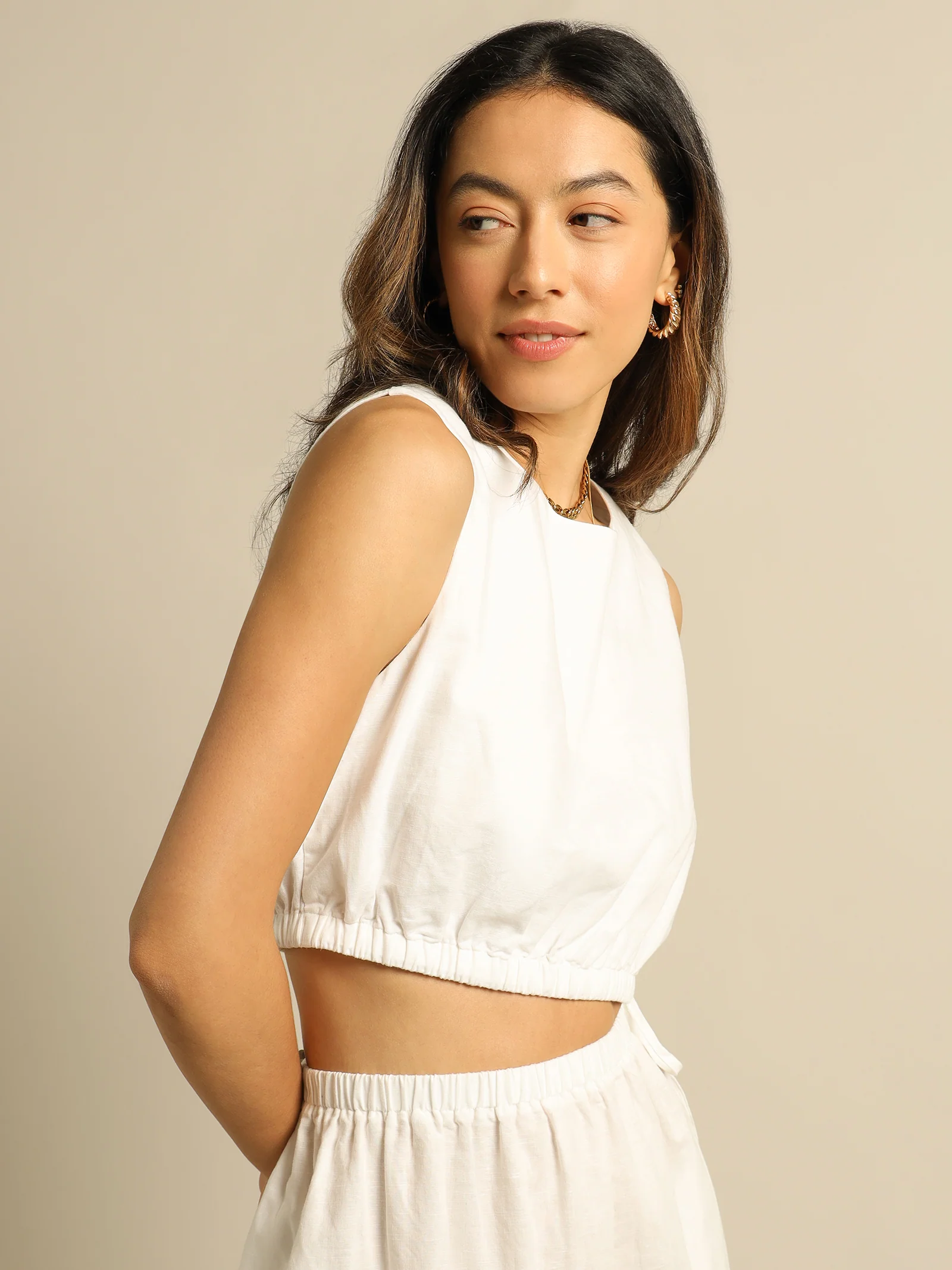 Brea Linen Top
