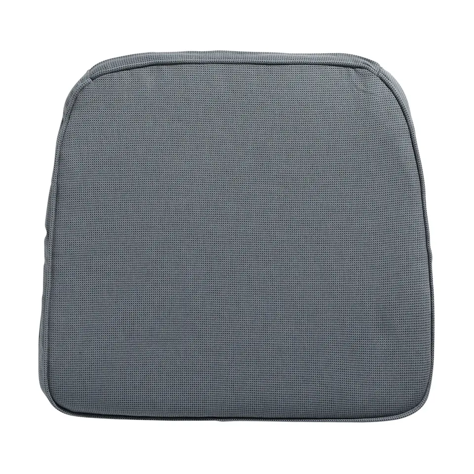 Madison - Zitkussen Wicker Rib grey - Ca. 48x48 cm - Set van 4