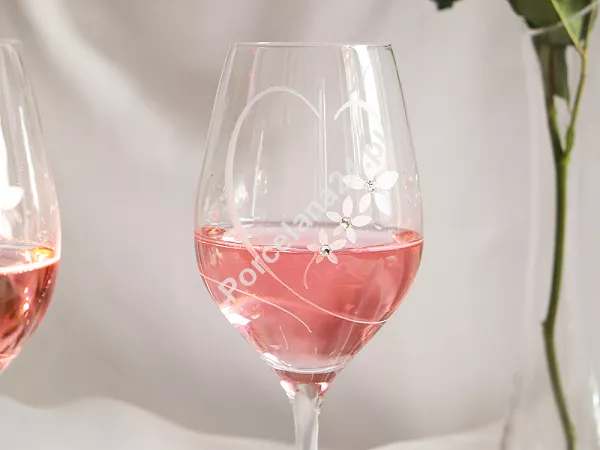 Kpl. kieliszków do wina białego 360 ml (2szt) Mati - Serca 21.100-0360