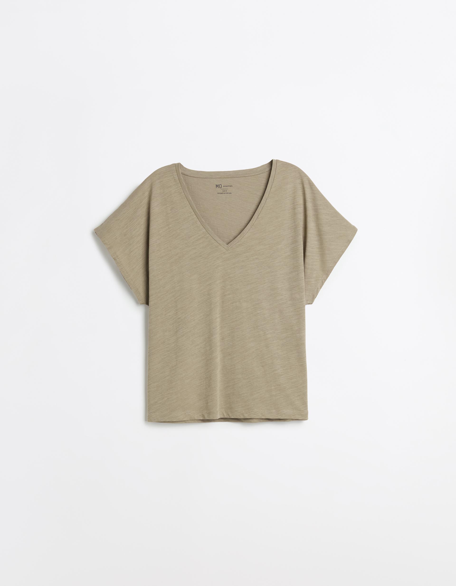 T-shirt, Mulher, Bege