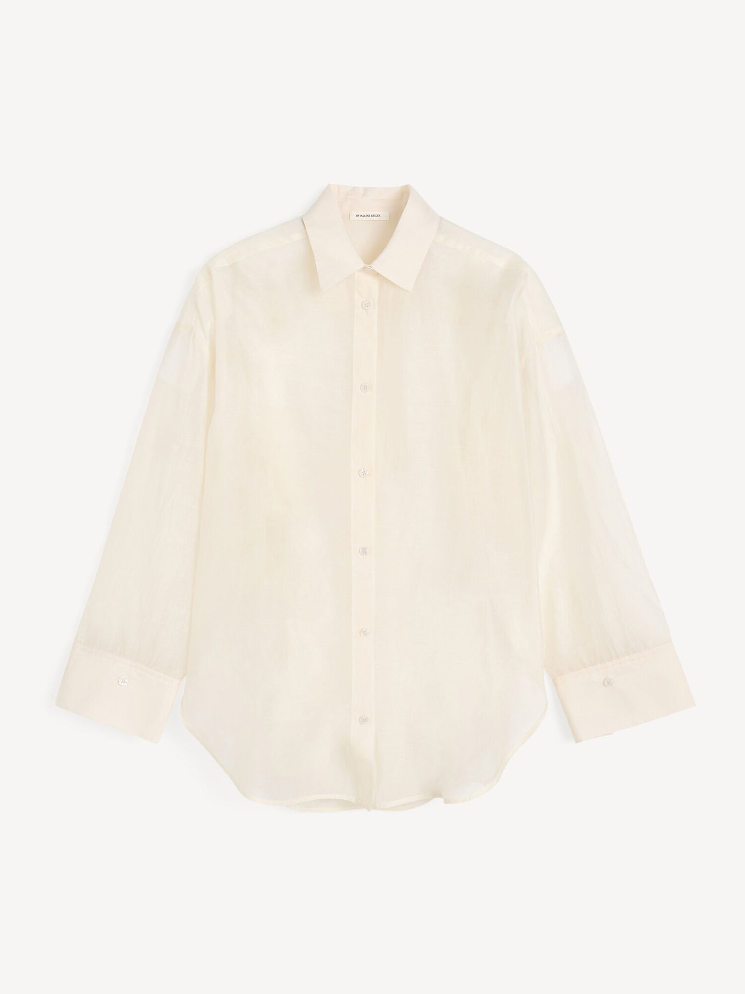 Derris silkeorganza-skjorte