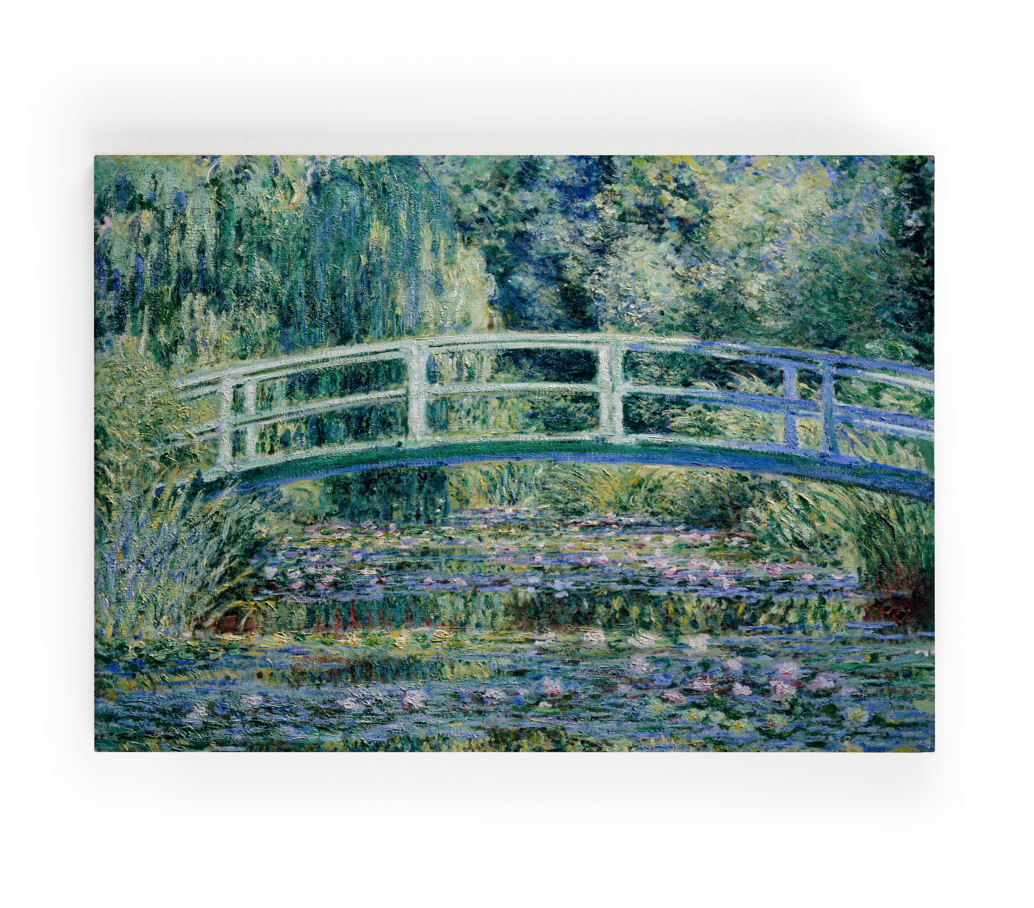 Canvas 60x40 Afdruk Waterlelies