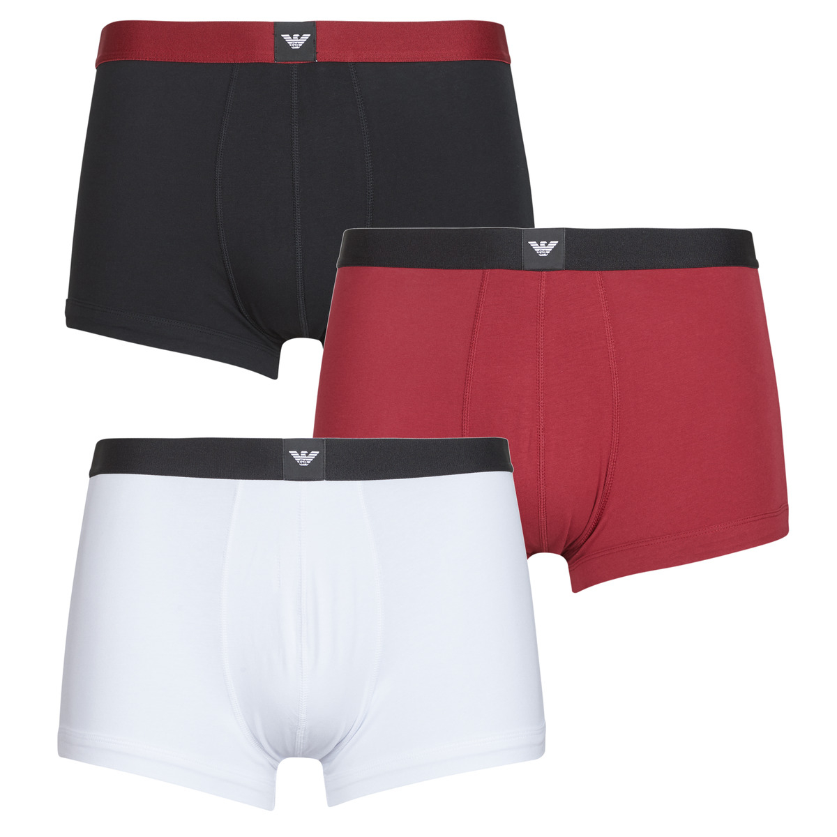 Emporio Armani - 3 PACK TRUNK AF14987 - Black / White / Red