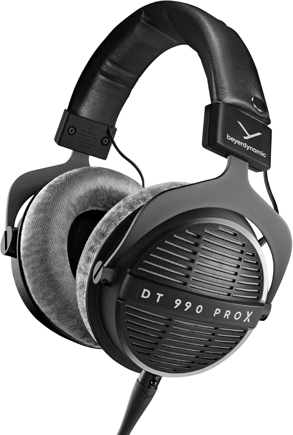 beyerdynamic DT 990 Pro X 48 ohm Wired Over-Ear  Open Back Professional Recording Studio Monitor Headphones for Mixing  Editing  Critical Listening  DJ Stereo Headsets  Made in Germany  Black w/Gray