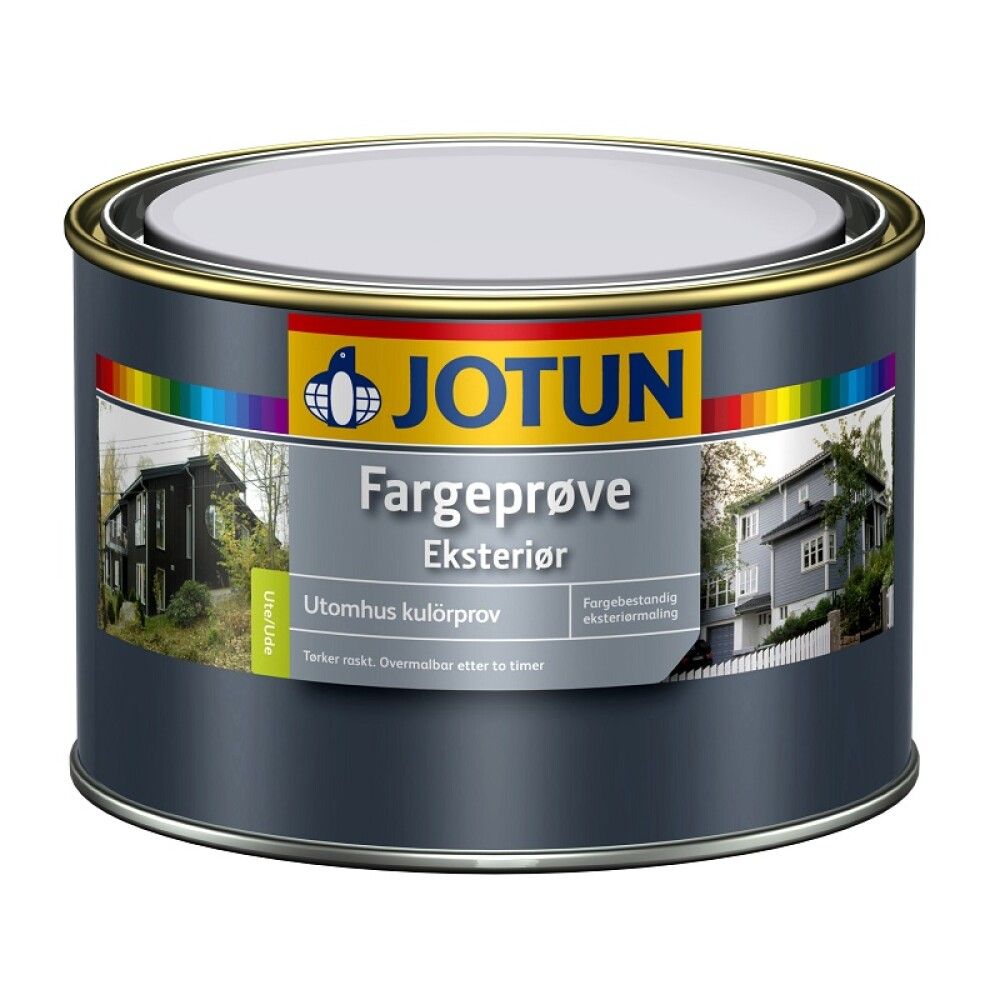FARGEPRØVE JOTUN EKSTERIØR HVIT BASE 0,45L