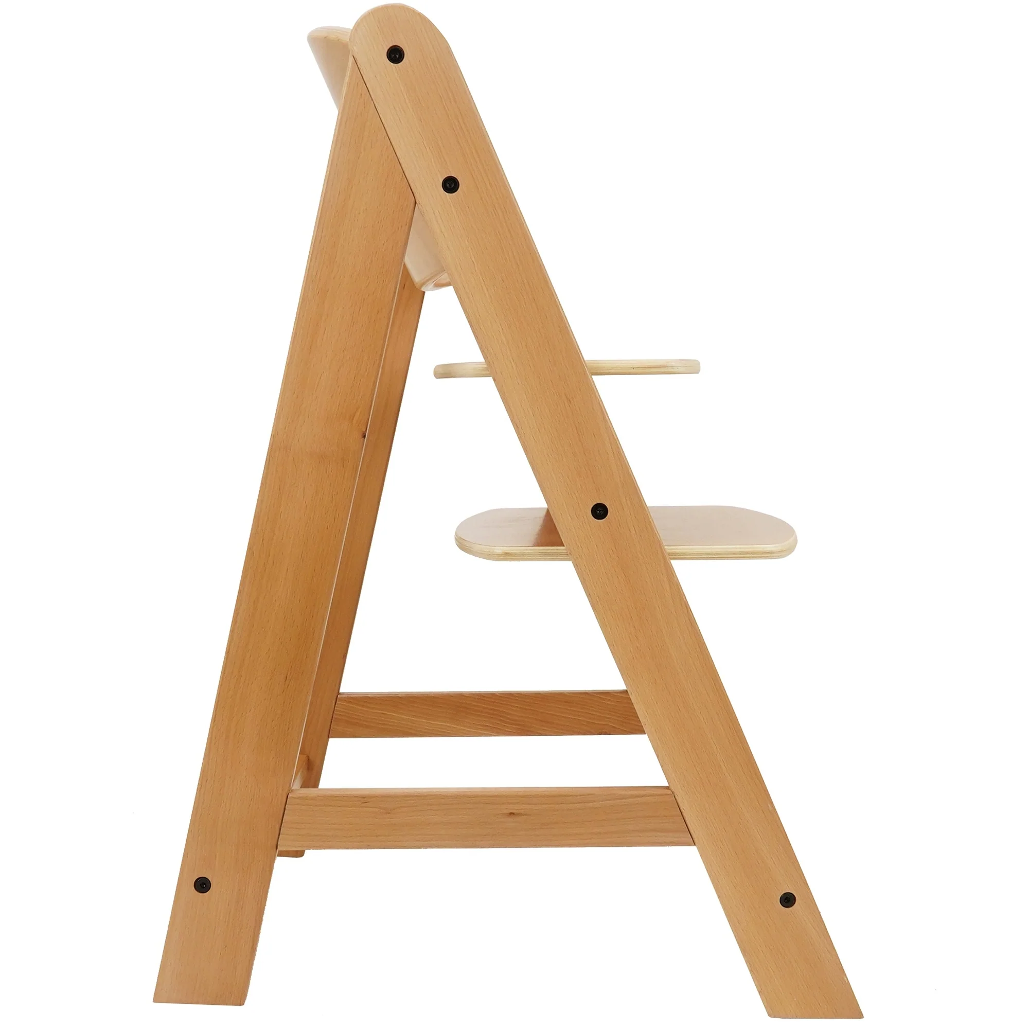 509 Sky Wooden Chair- Natural, German Beechwood, Kids Furniture, Adjustable Seat & Footrest (218 lbs)