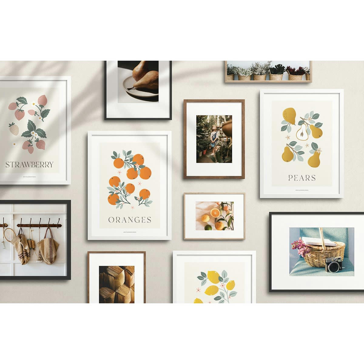 LOUISE - Affiche Oranges (30 x 40 cm)