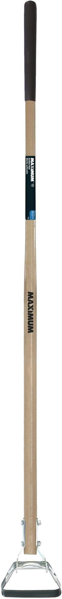 MAXIMUM Steel Action Garden Hoe, 58-in Wooden Shaft