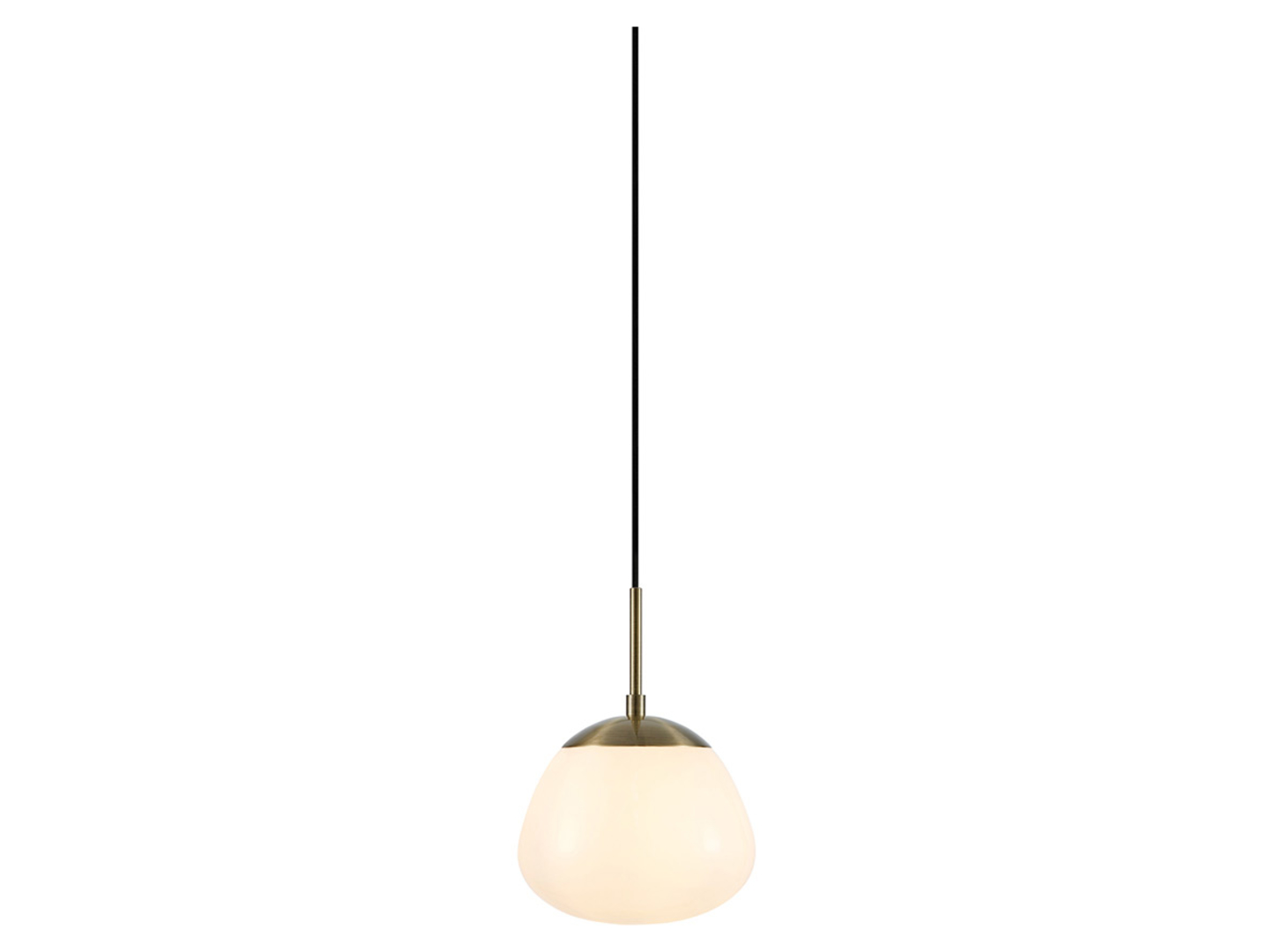 Lampa wisząca Rise metalowa biało-złota