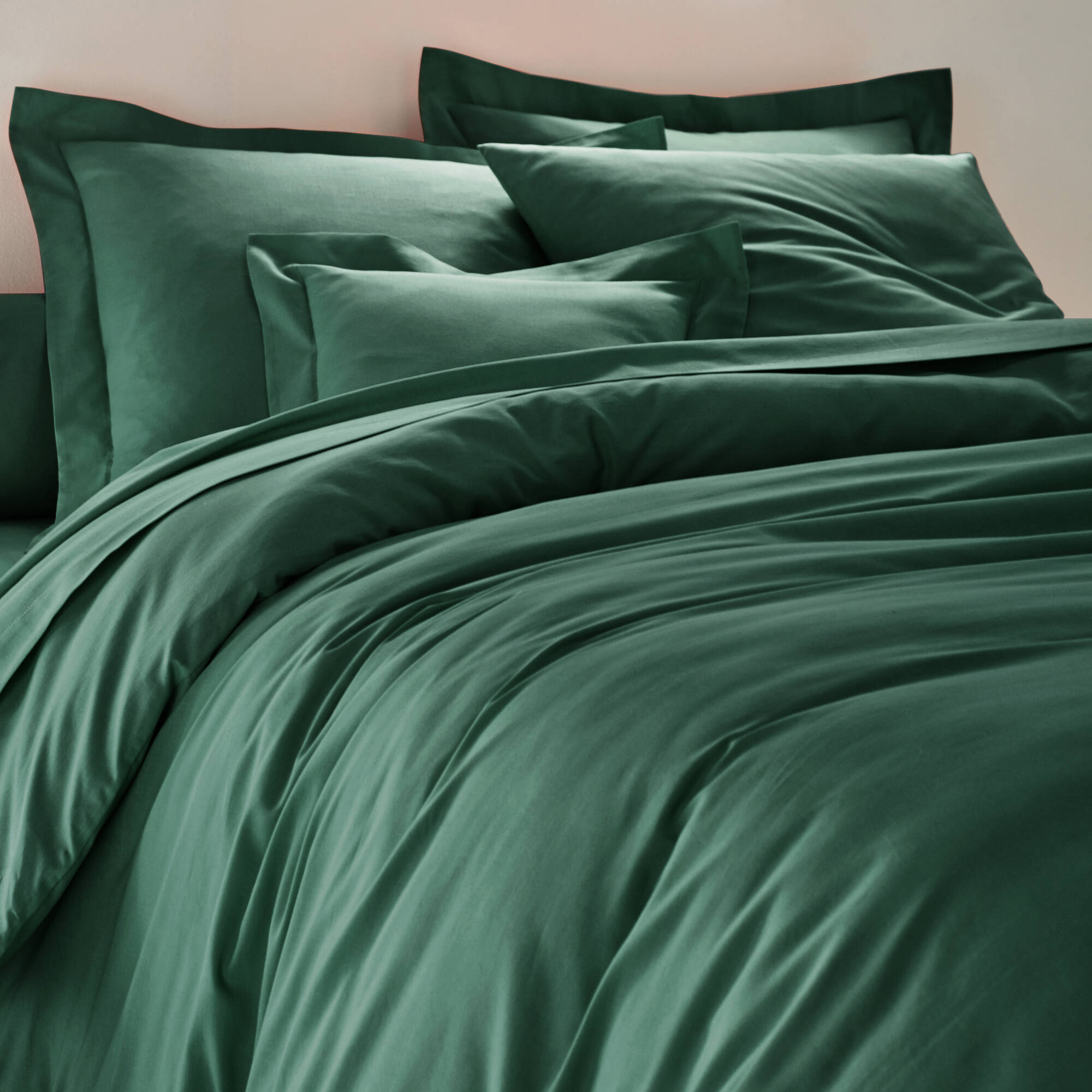 Linge de lit uni coton