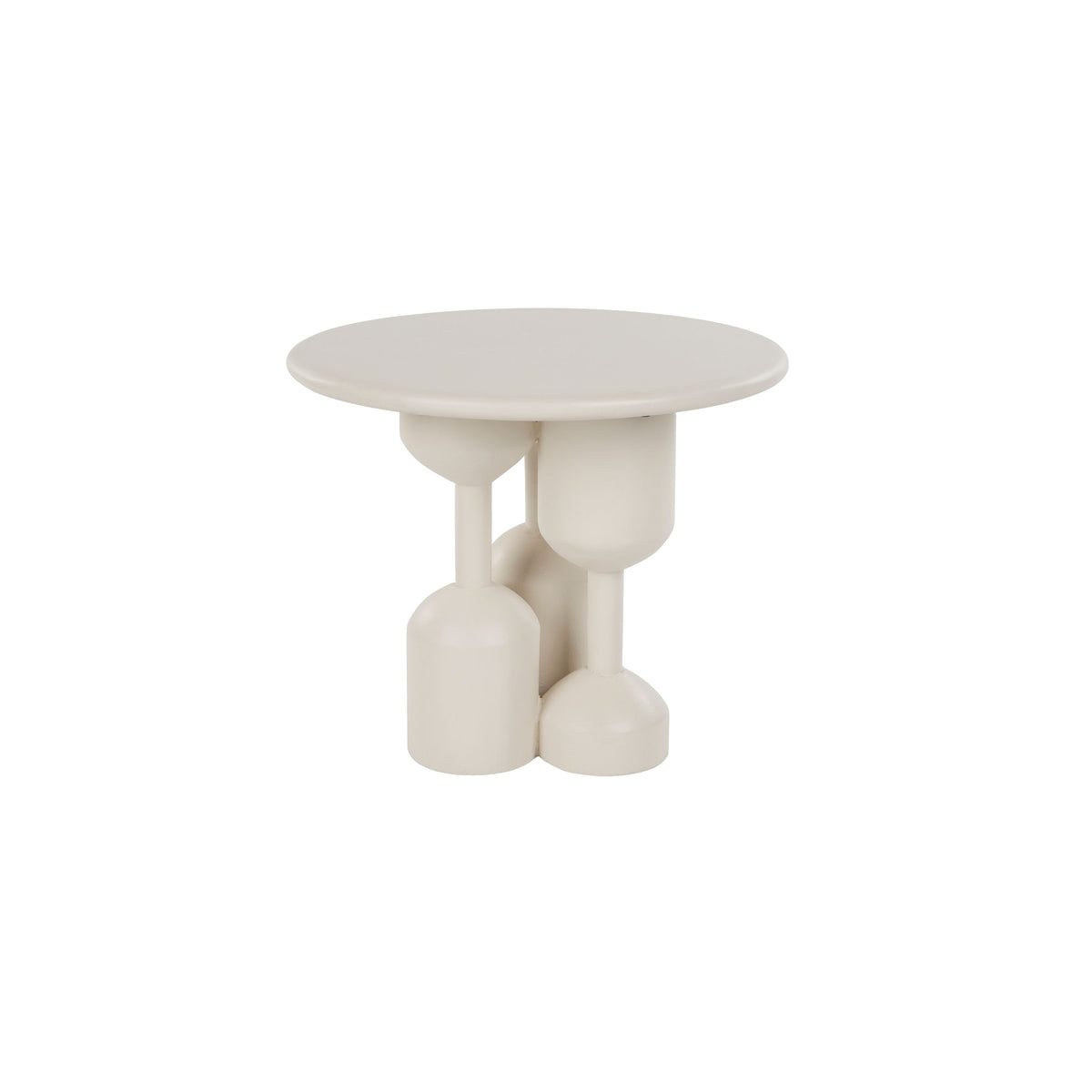 Housecraft Living Dec Bijzettafel Rond 55 cm Beige