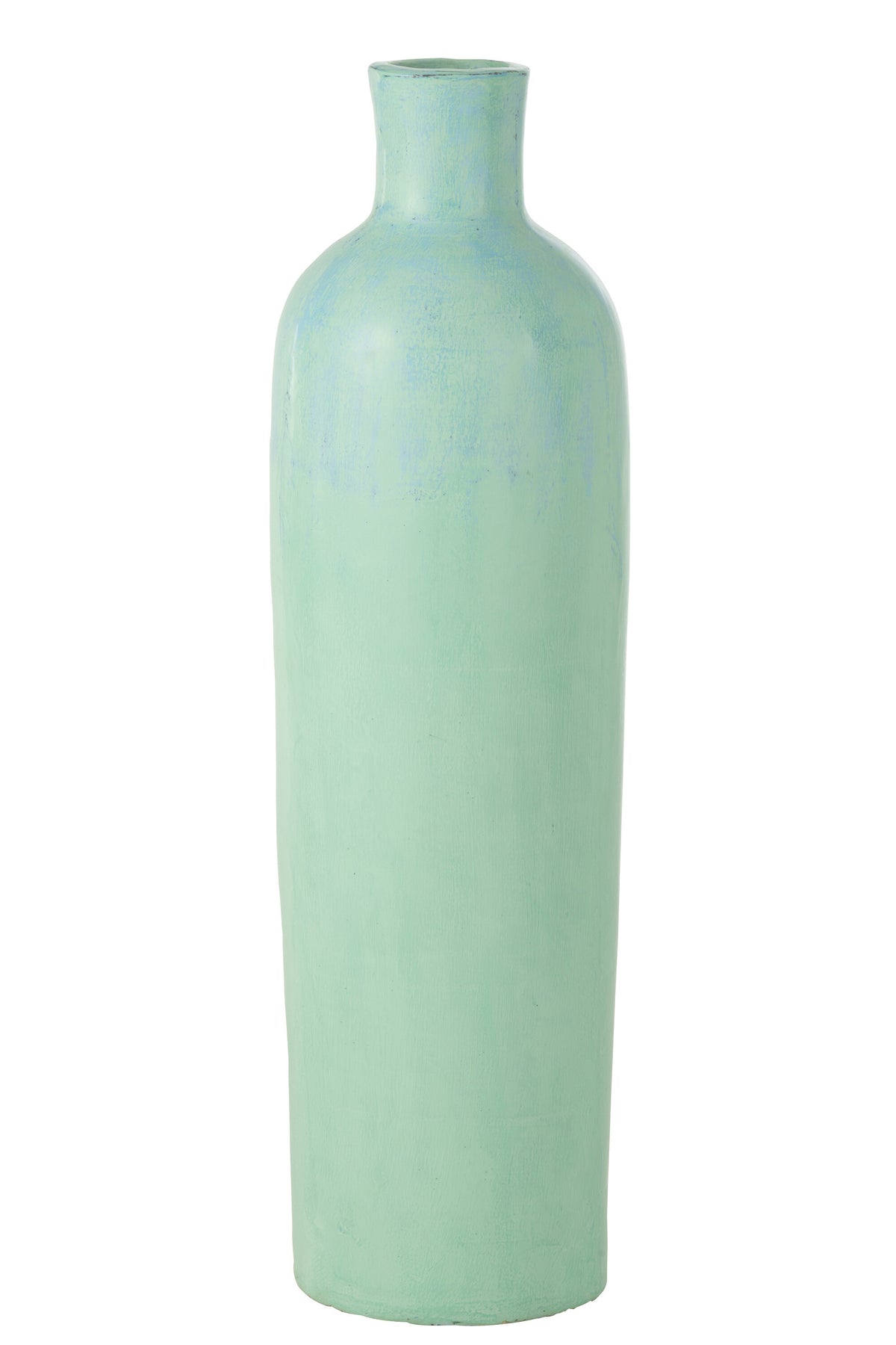 J-Line vaas Justine Terracotta - beton - blauw - large