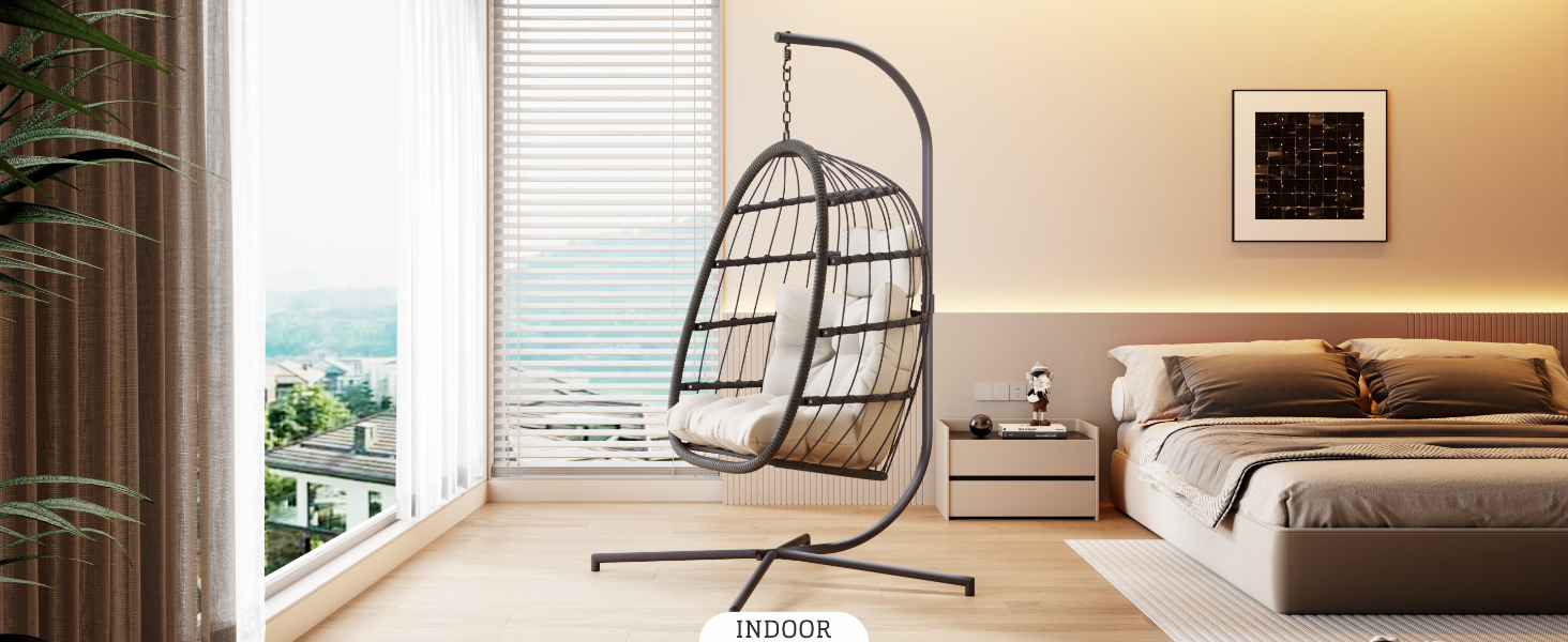 swing egg chair indoor