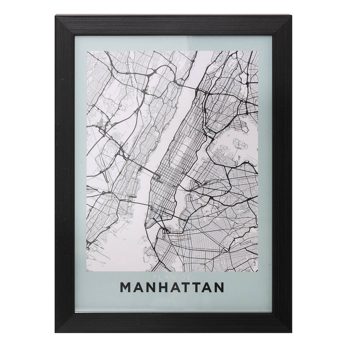 Plakat w ramce mapa miasta, 18 x 24 cm